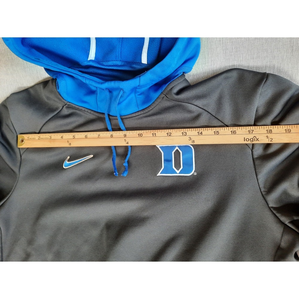 Nike Elite Therma-Fit Elite Mens Medium Duke Blue Fleece Lined Drawstring Hoody View 3